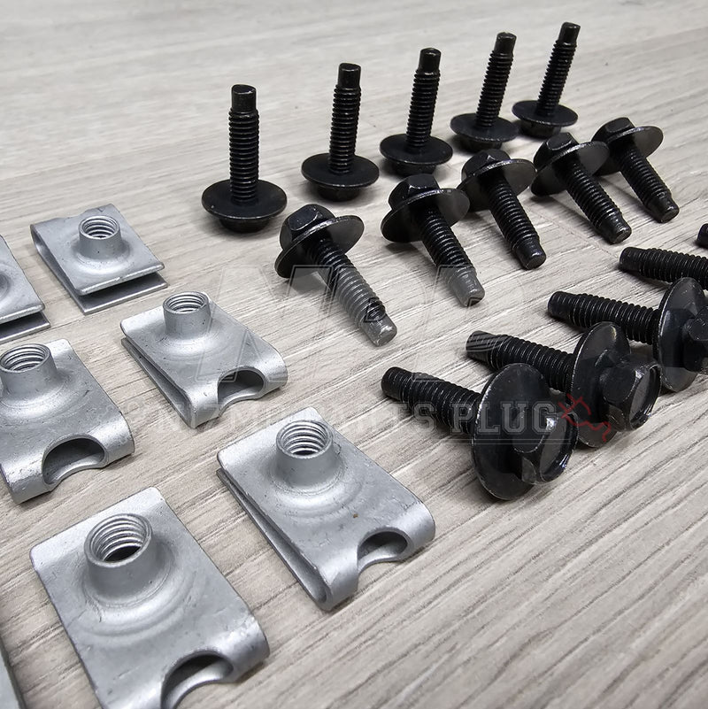 ギャラリービューアに画像をロードする, Nissan R34 Skyline GTR Front Air Spoiler Mounting Hardware Set - NizmoPartsPlug
