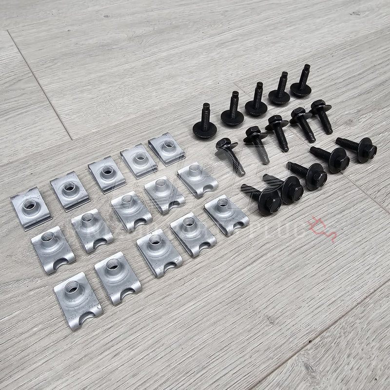 ギャラリービューアに画像をロードする, Nissan R34 Skyline GTR Front Air Spoiler Mounting Hardware Set - NizmoPartsPlug
