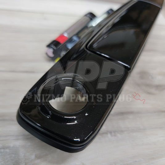 Nissan R34 Skyline LH Front Door Handle Assembly (GV1) Black Pearl - NizmoPartsPlug