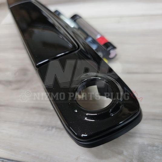 Nissan R34 Skyline RH Front Door Handle Assembly (GV1) Black Pearl - NizmoPartsPlug