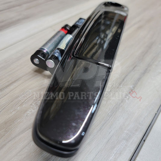 Nissan R34 Skyline RH Front Door Handle Assembly (GV1) Black Pearl - NizmoPartsPlug