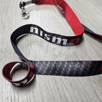 Nissan Nismo 2024 Key Lanyard Black And Red Carbom Fiber Look