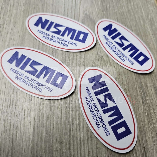 Nissan 40th Anniversary NISMO Oval Old Logo Sticker - NizmoPartsPlug