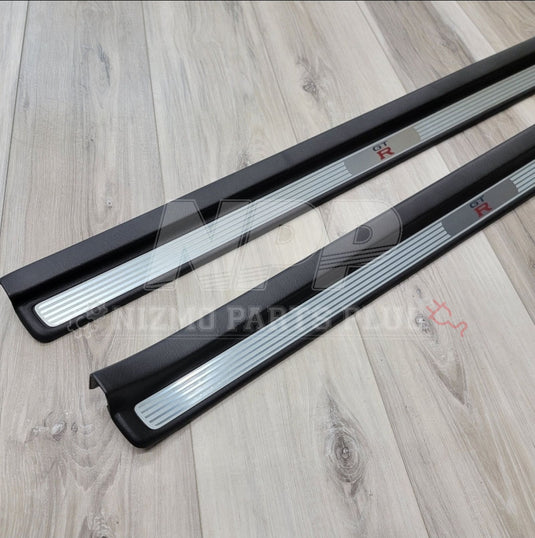 Nissan R34 Skyline GTR Interior Door Sill Cover Plate Set - NizmoPartsPlug