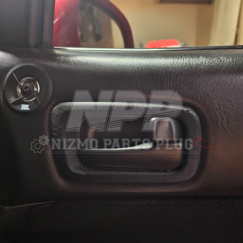 Load image into Gallery viewer, Mīrai Mamōru R34 Skyline Interior Driver Door Handle Cover - NizmoPartsPlug
