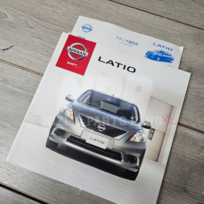 Load image into Gallery viewer, AuthenticWear Japan Nissan Latio Factory Sales Booklet - NizmoPartsPlug
