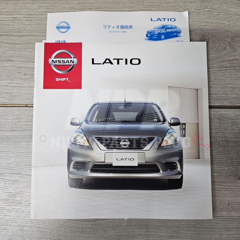 Load image into Gallery viewer, AuthenticWear Japan Nissan Latio Factory Sales Booklet - NizmoPartsPlug
