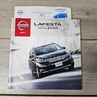 AuthenticWear Japan Nissan Lafesta Highway Star  Factory Sales Booklet