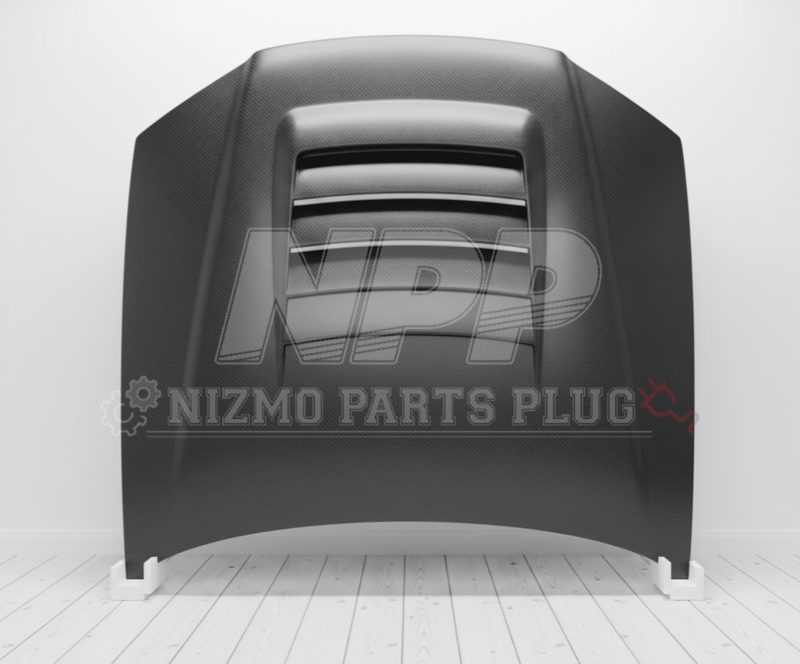 Load image into Gallery viewer, Nissan R34 GTR R-Tune Dry Carbon Fiber Hood Assembly
