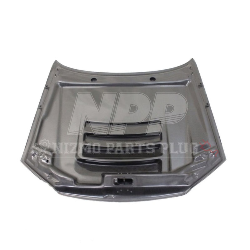 Load image into Gallery viewer, Nissan R34 GTR R-Tune Dry Carbon Fiber Hood Assembly
