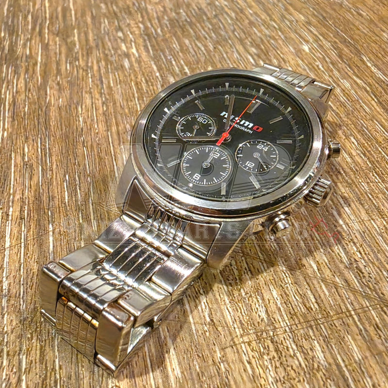 Cargue la imagen en el visor de la galería, NISMO Chronograph Quartz Black Men's Watch YM11-A030
