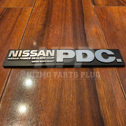 NISSAN PDC Metal Emblem Prince Dealer Club Rare - NizmoPartsPlug