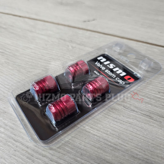 Nissan Nismo Tire Valve Stem Cap Set