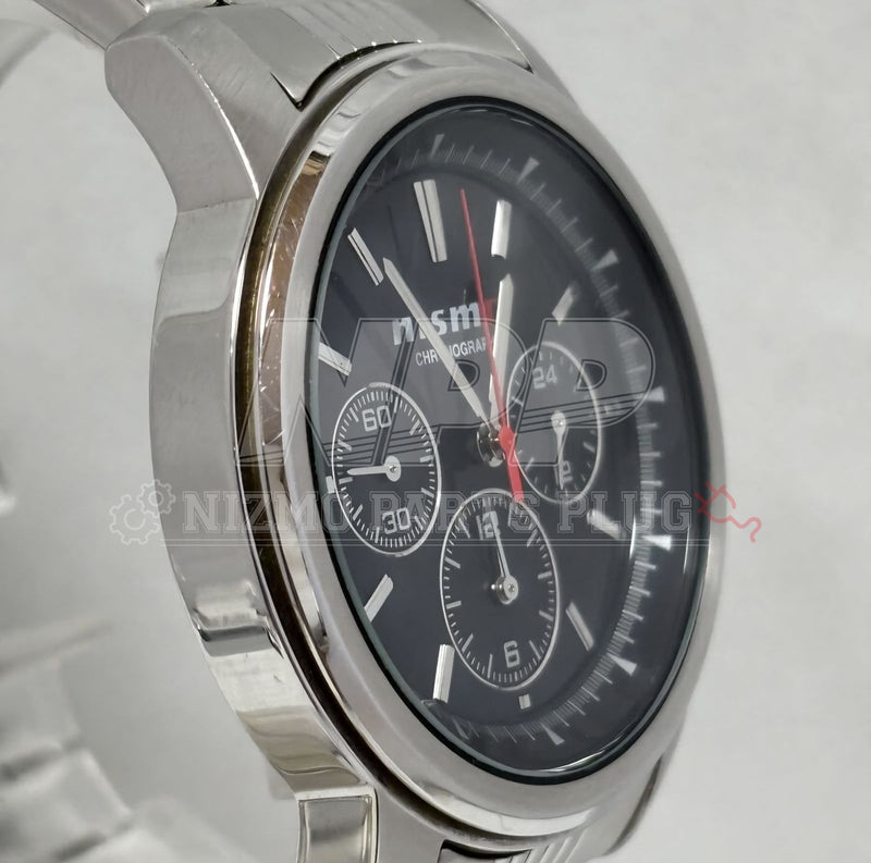 Cargue la imagen en el visor de la galería, NISMO Chronograph Quartz Black Men's Watch YM11-A030
