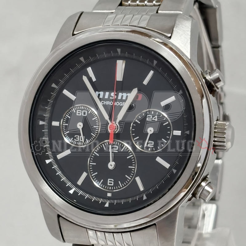 Cargue la imagen en el visor de la galería, NISMO Chronograph Quartz Black Men's Watch YM11-A030
