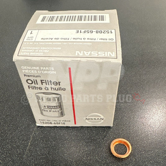 Nissan 350Z Oil Filter + FREE OEM Crush Washer 15208-65F0E - NizmoPartsPlug