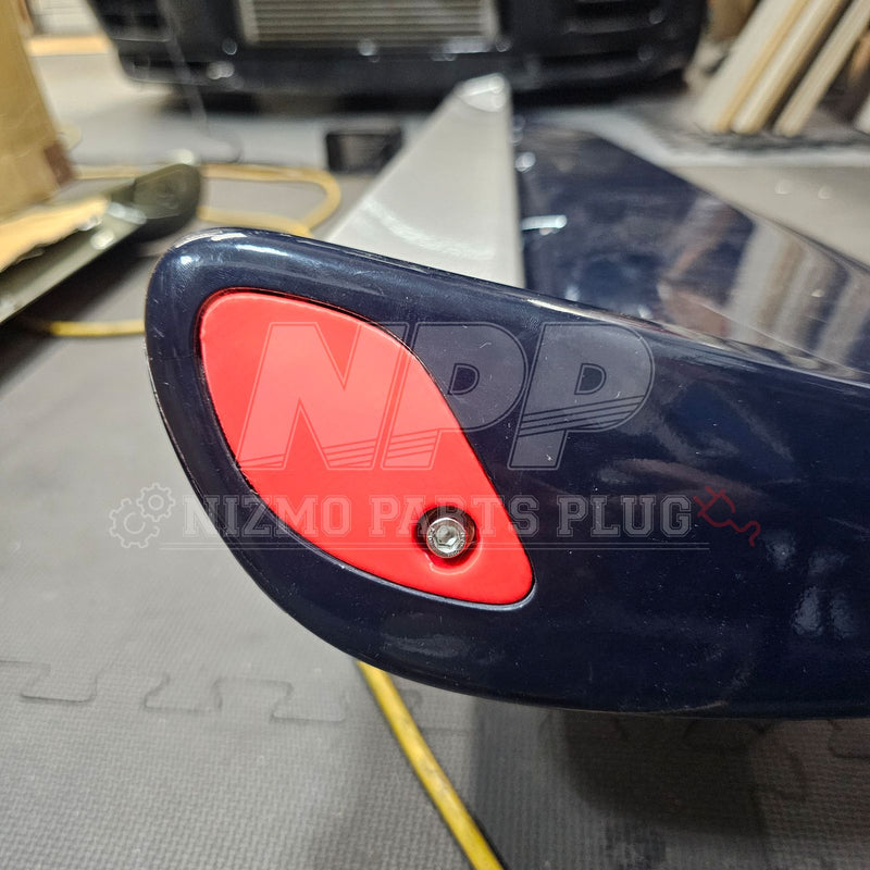 Load image into Gallery viewer, Mīrai Mamōru BNR34 Skyline GTR Rear Spoiler End Cap Cover Set - NizmoPartsPlug
