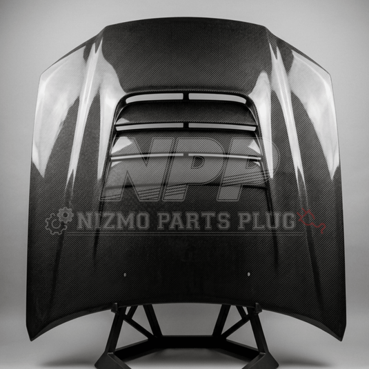 MUSE JAPAN x BENETEC BNR34 GTR DRY CARBON HOOD ASSEMBLY R-TUNE