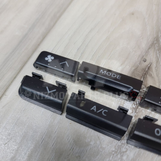 Nissan R34 Skyline GTR AC Controller Button Refresh Set - NizmoPartsPlug