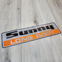 Nissan/Datsun Sunny Truck "Long Body" Decal