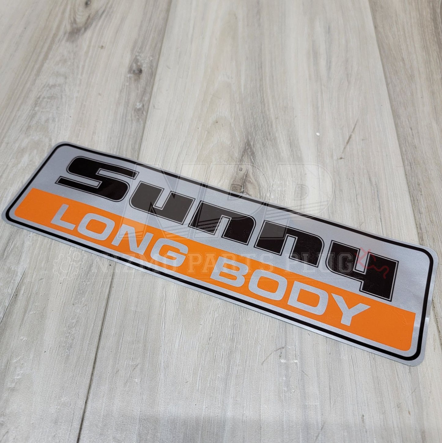 Nissan/Datsun Sunny Truck "Long Body" Decal