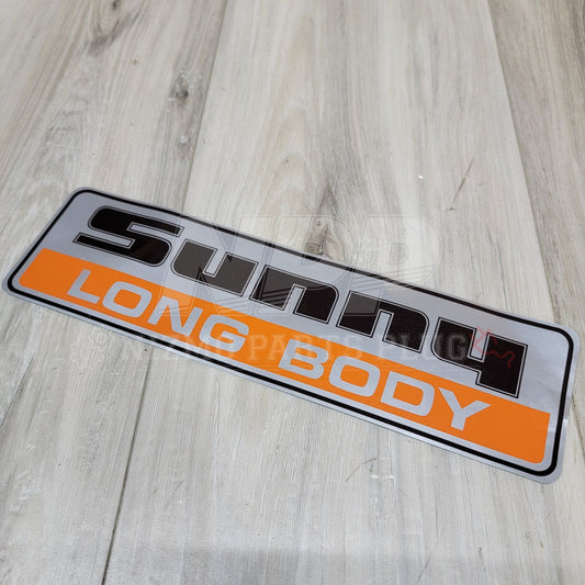 Nissan/Datsun Sunny Truck "Long Body" Truck Bed Decal