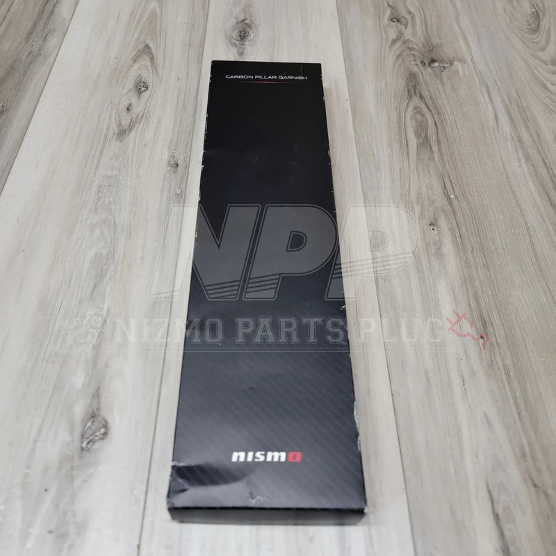 Load image into Gallery viewer, Nismo R34 Skyline Coupe Carbon Fiber B-Pillar Garnish Set - NizmoPartsPlug
