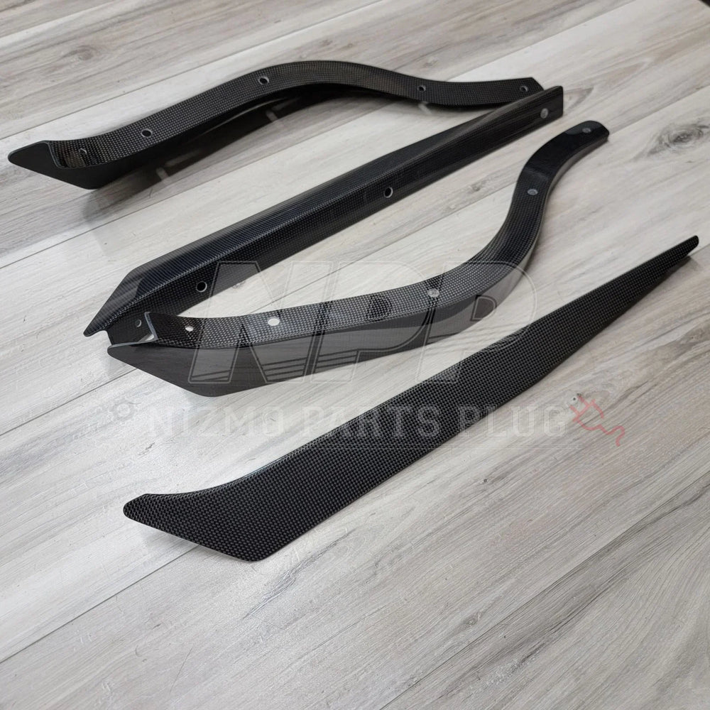 Diffuser On A Gt R R34 R34 Skyline GTR V-Spec Nismo GT Diffuser Fin Kit - NizmoPartsPlug