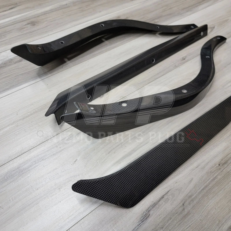 Load image into Gallery viewer, Nissan R34 Skyline GTR V-Spec Nismo GT Diffuser Fin Kit - NizmoPartsPlug
