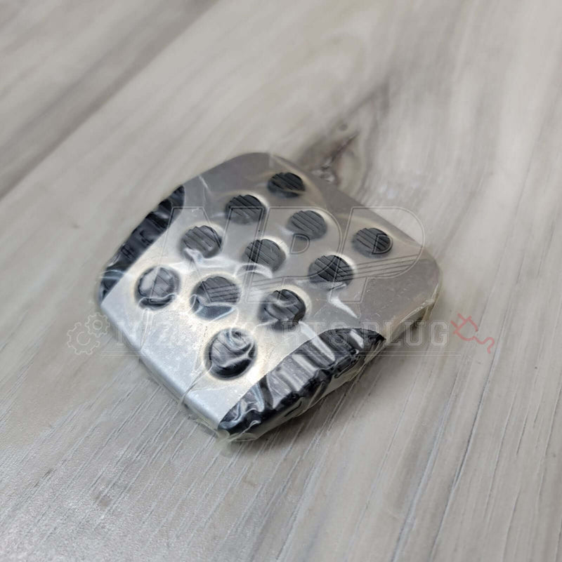 Load image into Gallery viewer, Nissan S15 Silvia Brushed Aluminum Pedal Pad (Brake or Clutch) - NizmoPartsPlug
