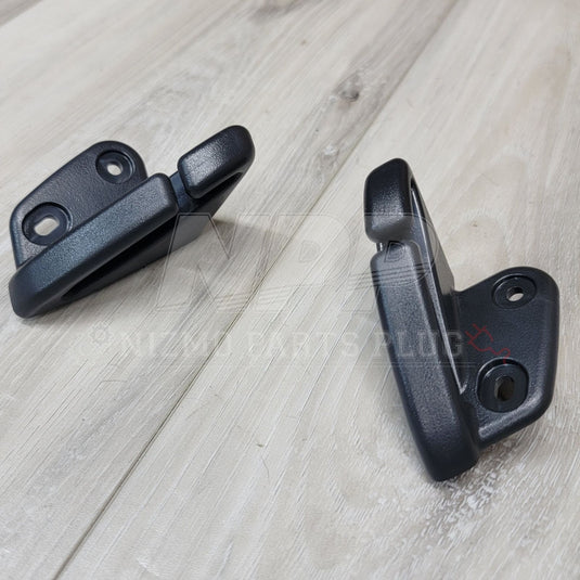 Nissan R34 Skyline Rear Upper Seatbelt Guide Set - NizmoPartsPlug