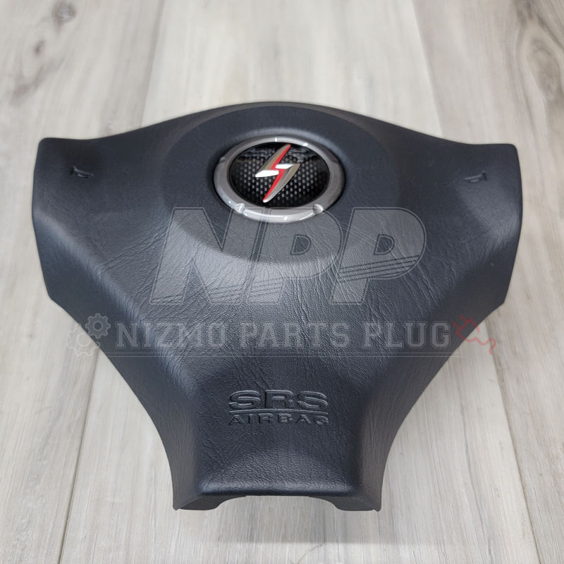 ギャラリービューアに画像をロードする, Nissan S15 Silvia Steering Wheel Horn / Airbag Module Assembly - NizmoPartsPlug
