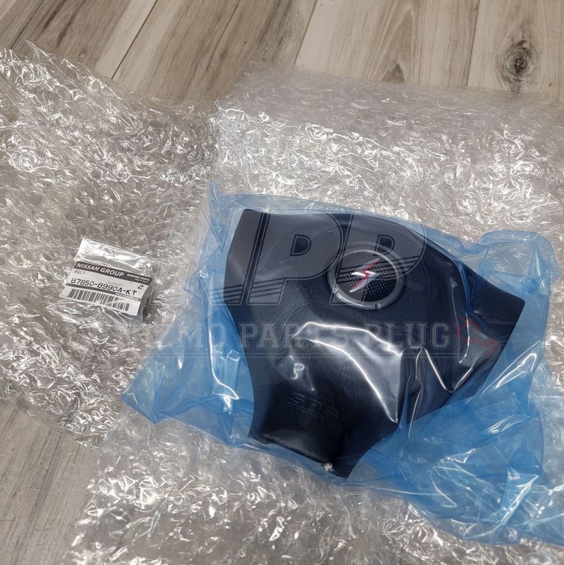 ギャラリービューアに画像をロードする, Nissan S15 Silvia Steering Wheel Horn / Airbag Module Assembly - NizmoPartsPlug
