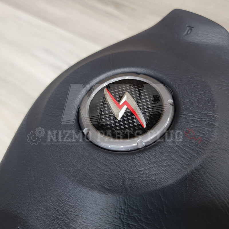 ギャラリービューアに画像をロードする, Nissan S15 Silvia Steering Wheel Horn / Airbag Module Assembly - NizmoPartsPlug
