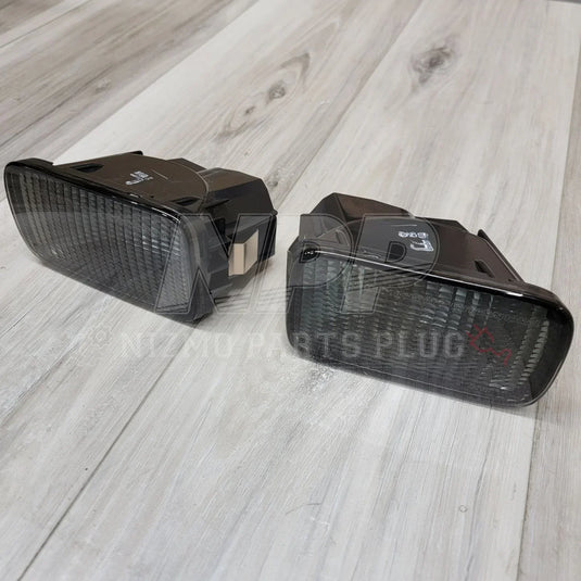 Nissan R34 Skyline GTT GTR Front Turn Signal Indicator Set (Smoked) - NizmoPartsPlug