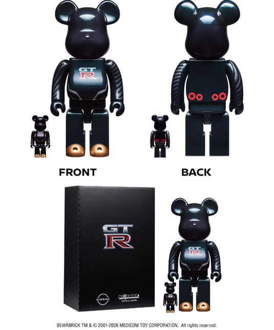 BE@RBRICK × NISSAN GT-R 100% & 400% — Limited One-Off Collaboration