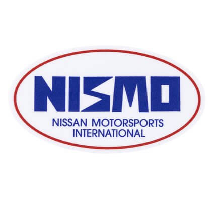 Load image into Gallery viewer, Nissan 40th Anniversary NISMO Oval Old Logo Sticker - NizmoPartsPlug
