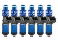 FIC 1200cc for 89-02 NIssan Skyline RB26 R32 R33 R34 Fuel Injector Set with blue injector design.