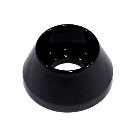 Black ZSPEC fuel filter bracket for 90-96 Nissan Z32 300zx. Smooth, glossy finish.