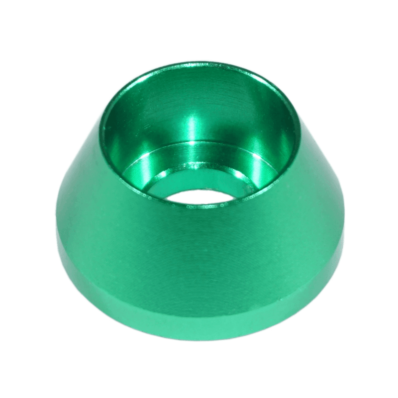 ギャラリービューアに画像をロードする, Polished green ZSPEC fuel filter bracket for '90-96 Nissan Z32 300zx.
