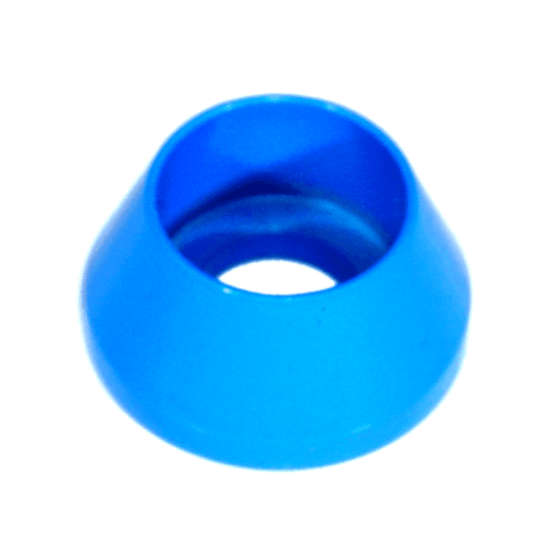 Load image into Gallery viewer, Blue cone-shaped washer for ZSPEC fuel filter bracket, compatible with Nissan Z32 300ZX '90-96.
