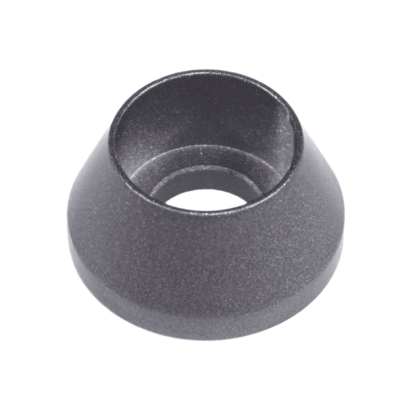 Load image into Gallery viewer, Silver ZSPEC fuel filter bracket for Nissan Z32 300ZX, cone-shaped metal design.
