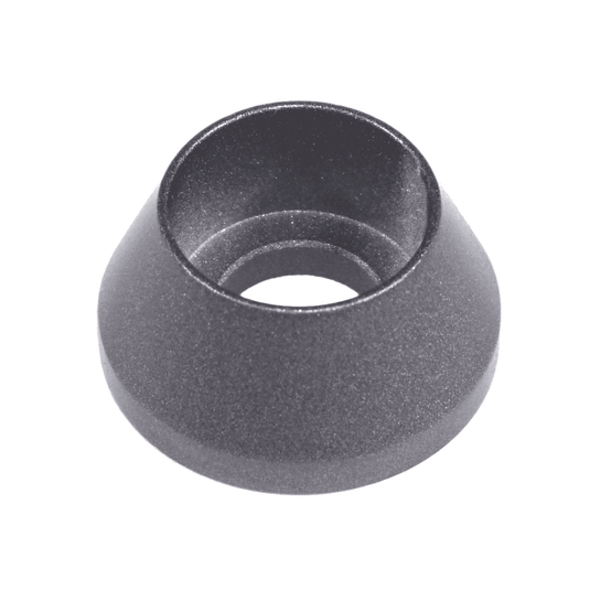 Grey stainless-billet finishing washer for Nissan Z32 and Skyline GT-R crank angle sensor bolts.