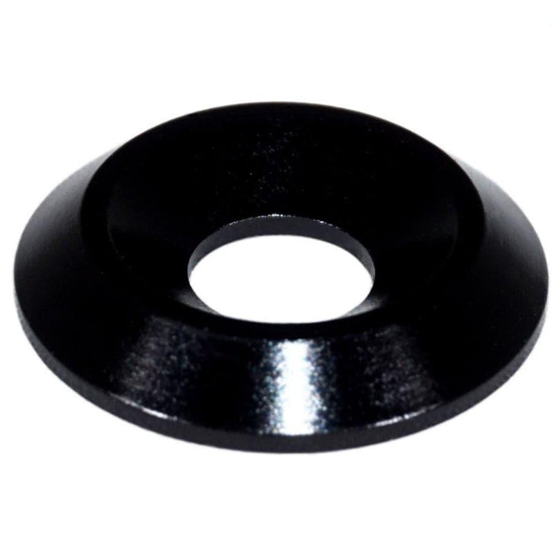 Cargue la imagen en el visor de la galería, Black ZSPEC billet finish washer for Nissan GT-R (R35) engine bay dress-up kit.
