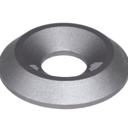 ZSPEC billet finishing washer for Nissan 300ZX Z32, matte grey, used in Stage-3 dress up fastener kits.