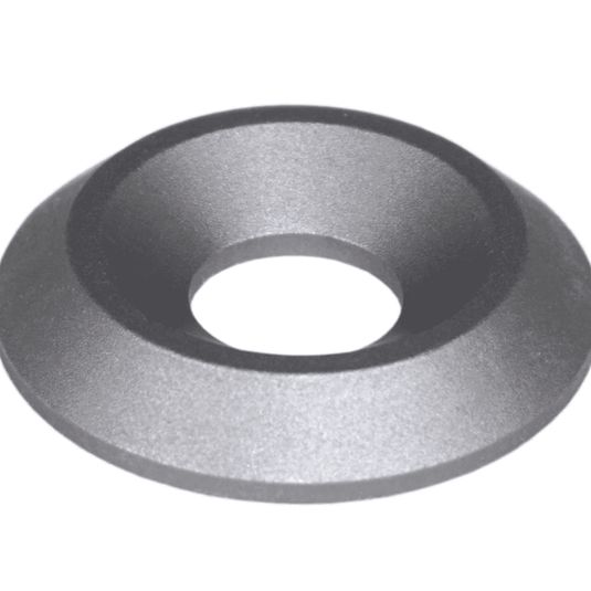 Black billet fastener finishing washer for R35 Nissan GTR ZSPEC dress-up kit.