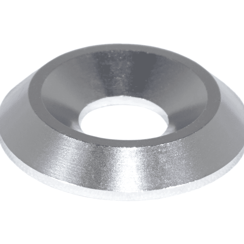 Cargue la imagen en el visor de la galería, Silver billet dress-up washer for Nissan GTR R35 ZSPEC fastener kit.
