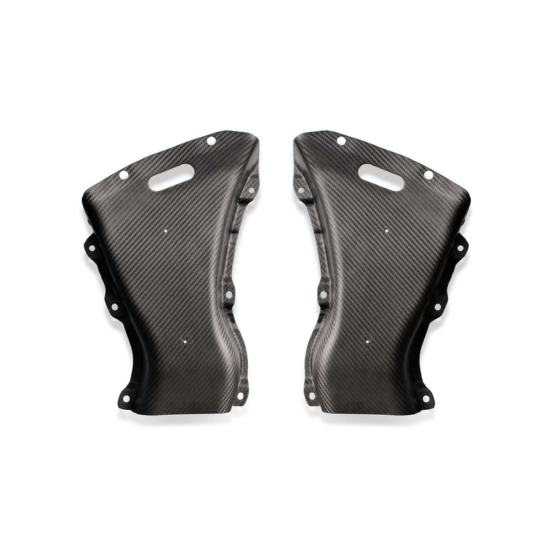 Load image into Gallery viewer, MUSE JAPAN Nissan Skyline BNR32 GTR DRY CARBON FRONT BRAKE AIR DUCT SET - NizmoPartsPlug
