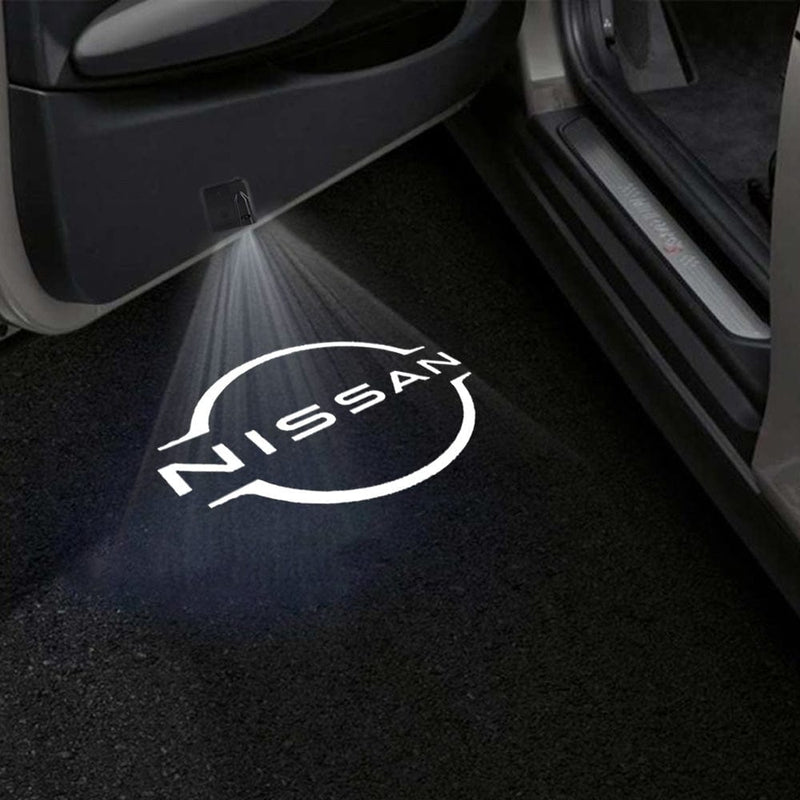 Cargue la imagen en el visor de la galería, Nissan Frontier Door Stick On Puddle Lights Various Designs 1997-2004

