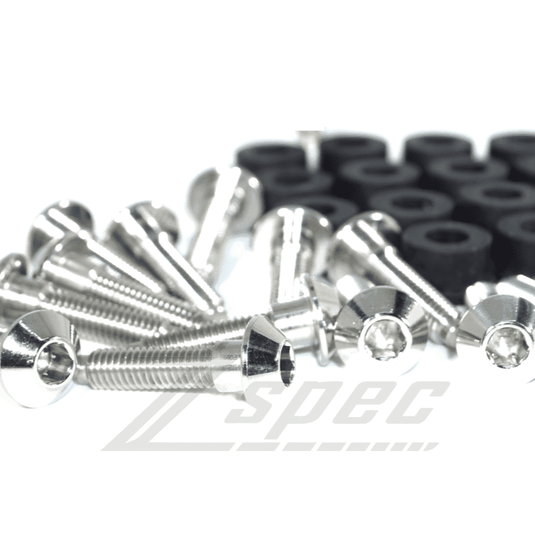ZSPEC Intake Valve Covers Fasteners & Bushings Kit for '90-96 Z32 300zx, Titanium